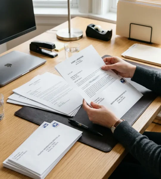 Dispute letter being prepared for the credit bureaus