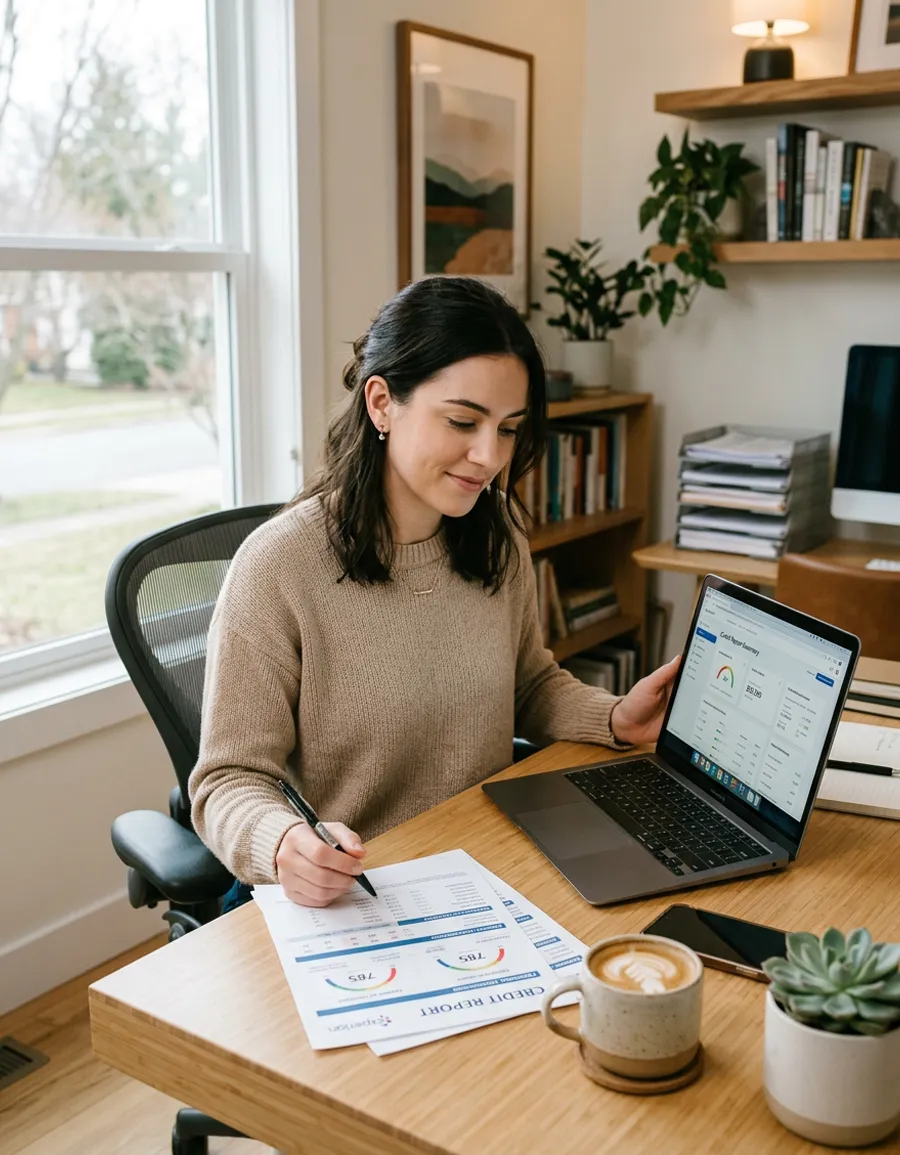 Reviewing and understanding a credit report from the reporting agencies